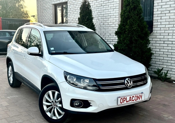 Volkswagen Tiguan cena 42400 przebieg: 172555, rok produkcji 2012 z Ostrołęka małe 154